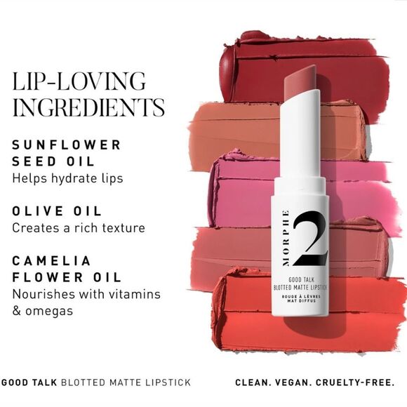 Morphe 2 Good Talk Blotted Matte Lipstick - Picture 3 of 9